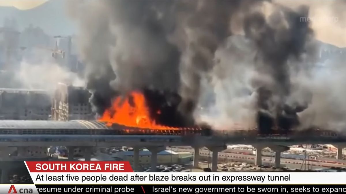 Korea News: Mindestens 5 Tote und 37 Verletzte bei Brand auf Autobahn